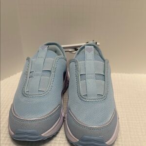 Justice Sport Kids Light Blue Slip-On Sneakers